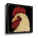 Rosalind Wheeler Mr Rooster - Painting on Canvas in Black | 10 H x 10 W x 2 D in | Wayfair A493574087004E6CB8700F17516593ED