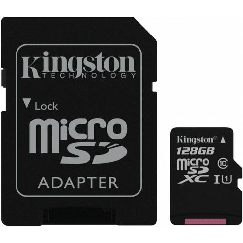 Kingston - sd MicroSD Card 128GB sdxc Canvas (Class10) m.Ada (SDCS/128GB)