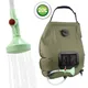 Sac de bain solaire 20L sac de douche de camping randonnée sac de douche portable sac de