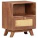 vidaXL Bedside Cabinet 15.7"x11.8"x19.7" Solid Mango Wood