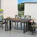 Jett Outdoor Outdoor 40,000 BTU Fire Pit Dining Table by Christopher Knight Home