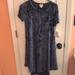 Lularoe Dresses | Lularoe Xs Elegant Carly Dress | Color: Blue/Purple | Size: Xs