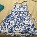 American Eagle Outfitters Dresses | Ae Like New Blue/White Dress With Tie Back | Color: Blue/White | Size: M
