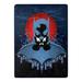 Northwest Batman - Anti Hero Throw Polyester in Black/Blue/Red | 60 H x 46 W in | Wayfair 1BAT074000003RET
