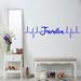 Trinx Familia Heartbeat Line Family Wall Decal Vinyl in Blue | 5" H x 20" W | Wayfair 93CA05C5427C45349EFC40ABCC730003