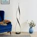 Orren Ellis Knobel 55" LED Novelty Floor Lamp Metal in Black | 55 H x 9 W x 9 D in | Wayfair 1808463CEB9A4D84936E5FEFFAE40FC8