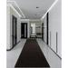 White 36 x 0.2 in Indoor/Outdoor Area Rug - Ebern Designs Light Weight Indoor/Outdoor Slip Resistant Charcoal Rug Polyester | Wayfair