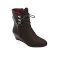 Wide Width Women's The Nala Boot by Comfortview in Black (Size 11 W)