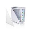 Thermaltake Divider 500 TG Snow ARGB White | Mid-Tower-ATX-PC-Gehäuse | 4 x gehärtetes 3mm Glasseitenteil | 4X leise-120mm-RGB-Lüfter | weiß