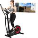 CARE FITNESS - Ellipsentrainer CE-665 mit motorisierter Einstellung - Crosstrainer mit 21 Trainingsprogrammen - Schwungmasse 20kg - Motorisierter Widerstand auf 24 Stufen - Ergometer Heimtrainer