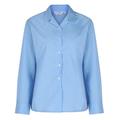 School Uniform 365 Trutex Girls Long Sleeve, Non Iron Rever Collar Blouses - Twin Pack, Blue, 36" (14 Years)