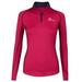 LeMieux Long Sleeve 1/4 Zip Base Layer - S - Mulberry - Smartpak