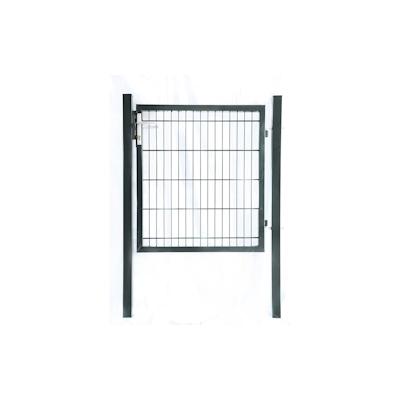 Aileenstore Gartentor Zauntor Einfahrtstor Stabmattenzaun Flügeltor Anthrazit Grau 2000 x 1000 mm Image
