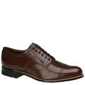 Stacy Adams Madison Cap Toe - Mens 6.5 Brown Oxford D