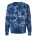 Independent Trading Co. PRM3500TD Midweight Tie-Dyed Sweatshirt in Tie Dye Navy Blue size XS | Ringspun Cotton