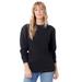 Alternative 8800PF Eco-Cozy Fleece Sweatshirt in Black size XL | Cotton/Polyester Blend