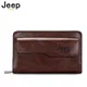 JEEP BULUO – pochette portefeuille en cuir souple pour hommes pochette longue pour cartes de