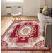 Well Woven Eastgate Traditional French Country Aubusson Red Area Rug - 5'3" x 7'3"