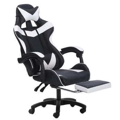 Racing Style Gaming Chair Ergonomic Backrest and Seat with Footrest