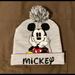 Disney Accessories | Disney Mickey Mouse Beanie Cap Hat Adult Sz | Color: Gray | Size: Os