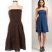 J. Crew Dresses | Hp Jcrew Lorelei Strapless Tube Midi Dress | Color: Brown | Size: 0