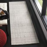 Gray 27 x 0.63 in Area Rug - Trent Austin Design® Mcentee Handmade Tufted Light Area Rug Polyester/Wool | 27 W x 0.63 D in | Wayfair