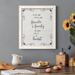 Wexford Home Six Feet - Picture Frame Textual Art on Canvas Canvas, Solid Wood in Black/Blue/Green | 44 H x 31 W in | Wayfair BARN10-43616-S01C