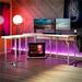 NTense Quest Gaming L-Desk w/ CPU Stand Wood/Metal in Gray | 30 H x 60 W x 59.75 D in | Wayfair 6171013COM