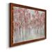 Red Barrel Studio® Blushing Spring - Picture Frame Painting on Canvas Canvas, Solid Wood in Black/Blue/Green | 24 H x 18 W x 1.5 D in | Wayfair