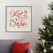 The Holiday Aisle® White & Bright Christmas III by Danhui Nai - Floater Frame Textual Art on Canvas in Gray | 22 H x 22 W x 1.875 D in | Wayfair