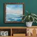 Red Barrel Studio® Afternoon Delight - Picture Frame Painting on Canvas Canvas, Bamboo in Black/Blue/Green | 35.5 H x 35.5 W x 1.5 D in | Wayfair