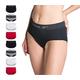 Reebok Women's Underwear - Seamless Briefs (8 Pack), Size X-Large, Stripes/White/Red/Black