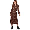 Joe Browns Women's Enchanting Autumn Dress Casual, Black/Brown, 18