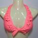 Jessica Simpson Swim | Jessica Simpson Large Coral New Halter Bikini Top | Color: Pink | Size: L
