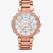 Michael Kors Jewelry | Michael Kors Parker Watch Rose Gold | Color: Gold/Pink | Size: Os