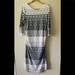 Athleta Dresses | Athleta Comeback Striped Bodycon Dress | Color: Gray/White | Size: L