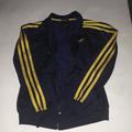 Adidas Jackets & Coats | Adidas Boy’s Zip-Up Jogger Jacket | Color: Blue/Yellow | Size: M (10-12)