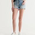 Lucky Brand Lucky Patch High Rise Cut Off Short - Women's Shorts Denim Jean Short in Whirlwind, Size 24