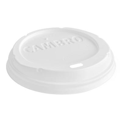 Cambro CLSSM8B5148 Disposable White Sip Through Lid fits Cambro MDSB5 5 oz. Insulated Bowl and Cambro MDSM8 8 oz. Insulated Mug - 1,000/Case