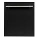 24 in. Top Control Dishwasher in Red Matte with Stainless Steel Tub and Modern Style Handle - ZLINE Kitchen and Bath DW-RM-H-24