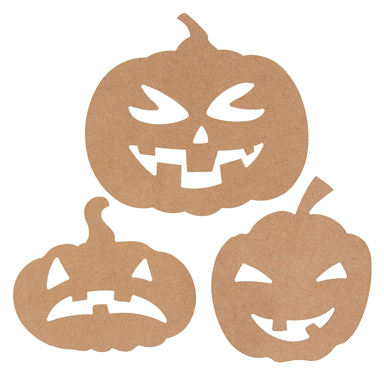 Citrouilles en MDF, 15,5-22,5 cm, 3 pièces