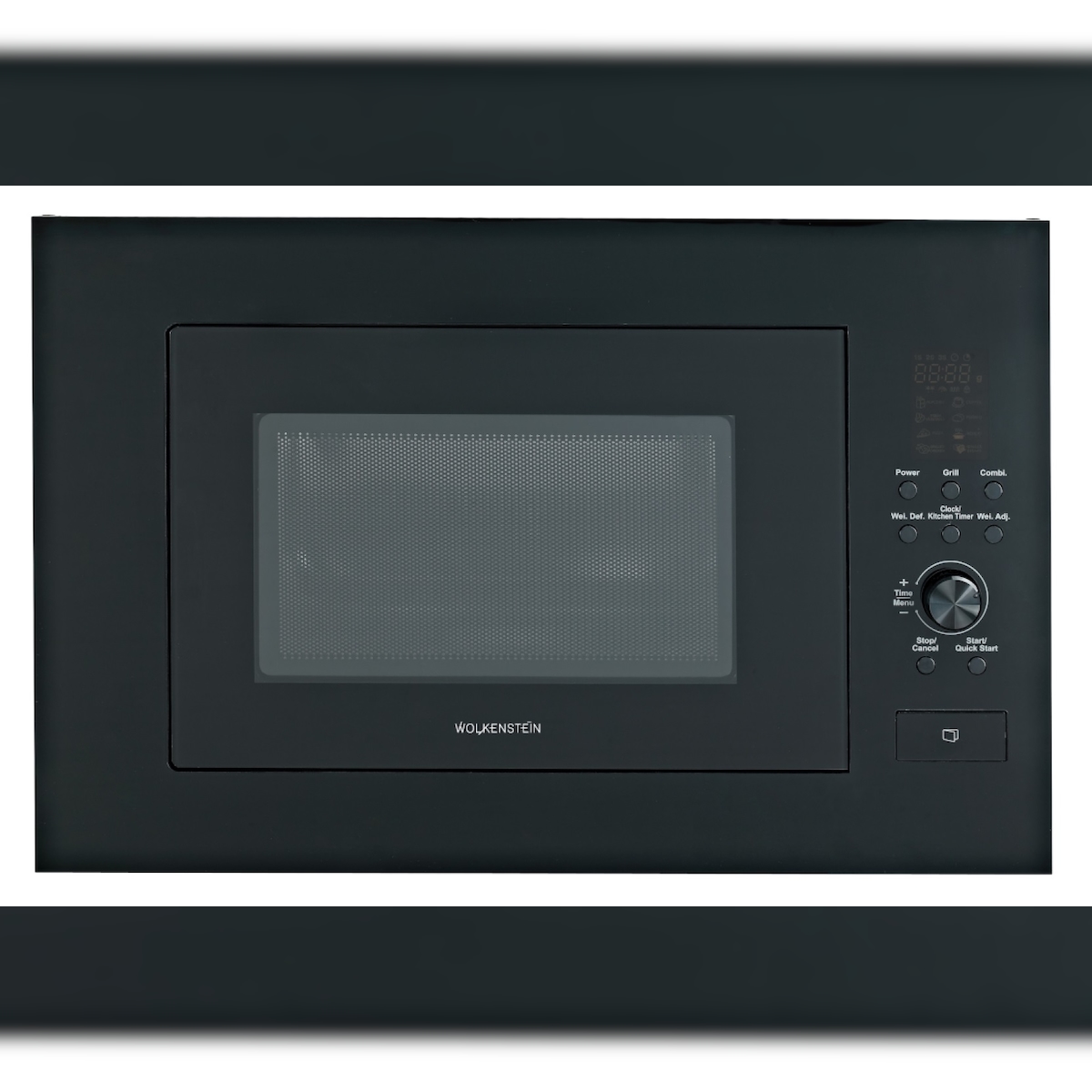 Wolkenstein Einbaumikrowelle WMW900-25GB EB - schwarz 900W Grill 1000W Image