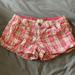 American Eagle Outfitters Shorts | American Eagle Pink Plaid Shorts | Color: Cream/Pink | Size: 4