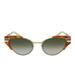 Gucci Accessories | Gucci Cat-Eye Frame 55mm Sunglasses | Color: Brown/Gold | Size: 55mm-19mm-140mm