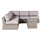Joss & Main Fairlee 6-Piece Wicker Seating Group | Outdoor Wicker Patio Sofa w/ No Assembly Required in Gray | Wayfair