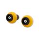 LSL Axle Balls Classic, div DUCATI, yellow, front axle