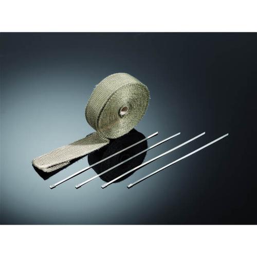 HIGHWAY HAWK Auspuff Hitzeschutzband, 10m, titanium, silber