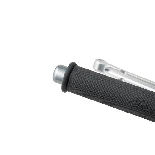 LSL Alu-Endstücke zyl./titan, silber