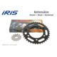 IRIS Kette & ESJOT Räder Kettensatz, Aprilia 650 Pegaso/Strada/Trail/Factory, 05-10, schwarz
