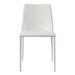 NORA DINING CHAIR WHITE VEGAN LEATHER-M2 - Moe's Home Collection YM-1004-18